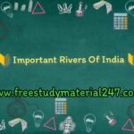 💥Important India’s River for Exam(Revision) 💥