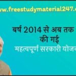 PM Modi Schemes list PDF 2014 से 2021 तक की योजनाएं