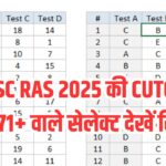 RPSC RAS Pre Cutoff 2025