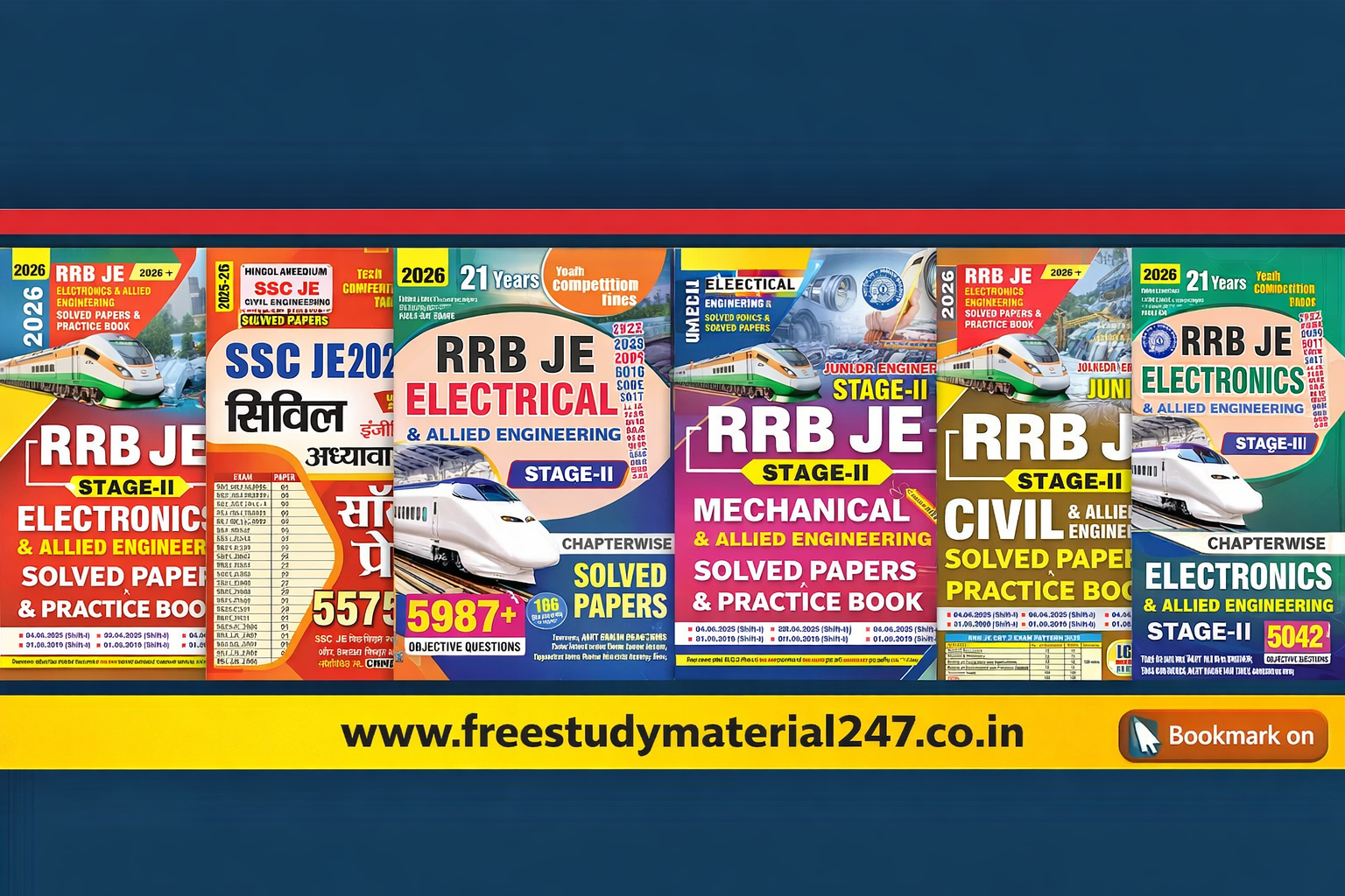 Youth RRB JE Books Collection 2025-2026 PDF Download 