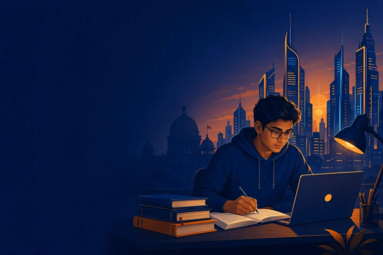 Sarkari naukri ki taiyari kar raha student, exam selection aur study plan guide
