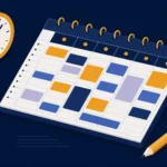 Competitive exam ke liye study time table aur weekly schedule planner